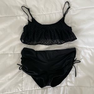 Black Swim Shorts Bikini